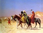Jean-Leon Gerome Arabs Crossing the Desert oil